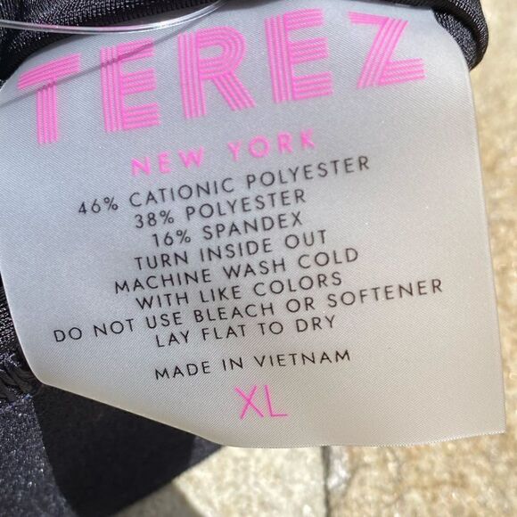 NWT New Terez DuoKnit Sports Athletic Work-Out Bra Lucky Feathers Racerback XL - Picture 6 of 6